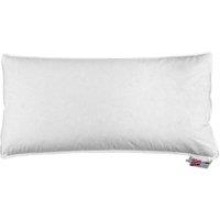 Homescapes Goose Down Euro Continental Pillow - 40cm x 80cm (16"x32") in White | Size: 40 cm x 80 cm