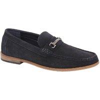 Roamers Men's Suede Slip-on Casual Shoes in Navy | Size: 7