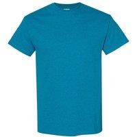 Gildan Men's Heavy Cotton Short Sleeve T-Shirt (Pack Of 5) in Mid Blue | Size: Large