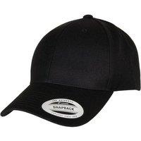 Flexfit Men's Premium Snapback Cap in Black