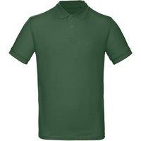 B&C Men's Collection Inspire Polo Shirt in Bottle Green | Size: Medium