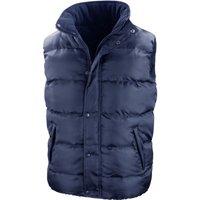 Result Core Men's Nova Lux Padded Gilet in Navy | Size: XL