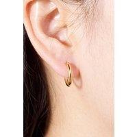Outrage London Women's 18mm gold hoop earrings | Size: Small