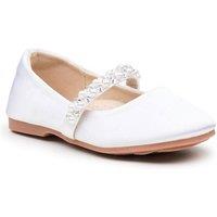 Roco Girl's White Ballerina Shoe | Size: Infant 5