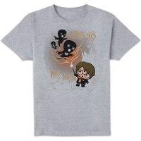 Harry Potter Kids Expecto Patronum Men's T-Shirt - Grey | Size: 5XL