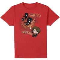 Harry Potter Kids Expecto Patronum Men's T-Shirt - Red | Size: Small