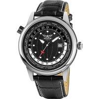 Aviator Men's AVW6975G354 45mm Quartz Watch in Black