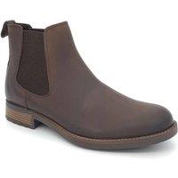 HX London Men's Hampton Leather Chelsea Boots in Brown | Size: 9