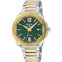 Gevril Swiss Automatic, Sellita SW200-2 Movement Men's Roosevelt Watch in Silver