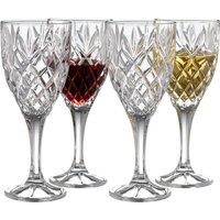 Galway Crystal 'Renmore' Goblet Set of 4 in Clear