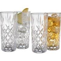 Galway Crystal 'Renmore' Hi-ball Set of 4 in Clear