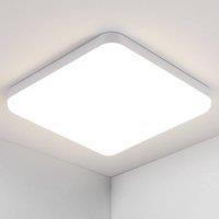 Pheashine White Square LED Ceiling Light, 32W 4500K Neutral Light 25cm