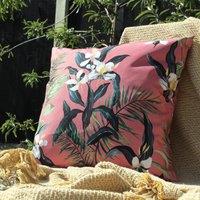 Furn Honolulu Tropical Water & UV Resistant Outdoor Cushion in Pink