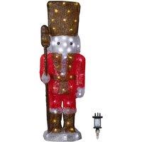 Samuel Alexander 65cm Acrylic Christmas Nutcracker Decoration with 80 White LEDs