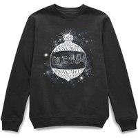 Harry Potter Official Christmas Range Yule Ball Baubel Sweatshirt - Black | Size: 2XL