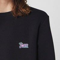 DC Comics DC The Joker Unisex Embroidered Sweatshirt - Navy | Size: XL