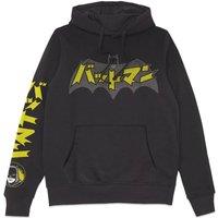 DC Comics Batman Batmanga Logo Hoodie - Black | Size: Large