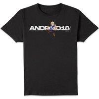 Dragon Ball Z Android 18 Unisex T-Shirt - Black | Size: XL