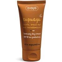 Ziaja Cupuacu bronzing day cream SPF10 50ml in White