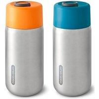 Black + Blum Set of 2 Stainless Steel Insulated Travel Cup 340ml - Orange & Ocean