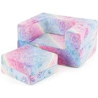 Costway Kids Couch Toddler Play Couch Modular Baby Couch w/Cushion