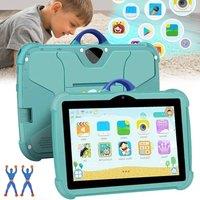 Hinsinc Kids Tablet 7 Inch Android 8GB 256GB WIFI Bundle in Aqua | Size: 7 to 7.9 inches