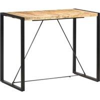 Berkfield Home Bar Table 140x70x110 cm Solid Mango Wood in Brown | Size: 140 x 70 x 110 cm