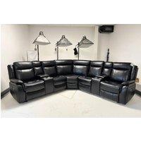 Stratus Interiors Lily Electric recliner Corner Sofa - Black