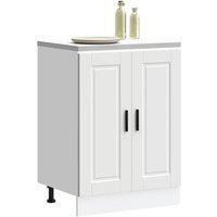 Berkfield Home Kitchen Base Cabinet Porto White Engineered Wood