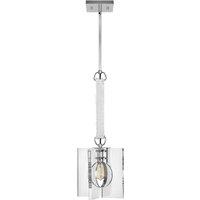 Netlighting Lisa McDennon by Hinkley Ludlow 1 Light Pendant Polished Nickel in Grey