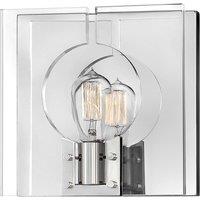 Netlighting Lisa McDennon by Hinkley Ludlow 1 Light Wall Light Polished Nickel in Grey