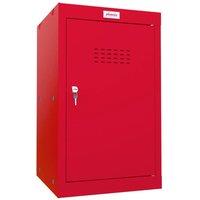 Phoenix Safe Company Size 3 Red Cube Locker with Key Lock, CL0644RRK, 87 Liters