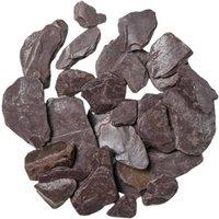 Altico Garden Products Ltd 20 mm Bulk Bag 850 kg Slate - Plum Coloured Slate Chips in Brown