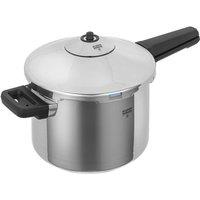 Kuhn Rikon Duromatic Inox Pressure Cooker with Long Handle, 20cm/2.5L in Silver