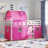 Berkfield Home Bunk Bed without Mattress Pink 90x200 cm Solid Wood Pine