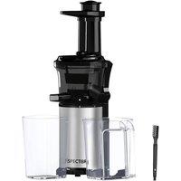 Spector Slow Juicer Quiet Cold Press Easy Clean Household Juice Extractor in Black