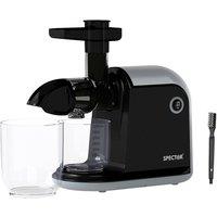 Spector Slow Juicer 150W Plastic Cold Press Fruit & Vegetable Extractor in Black