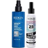 Redken Women's Duo: Extreme Anti-Snap & One United Hair Treatment Bundle in Clear | Size: 150ml