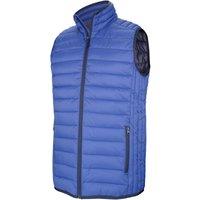 Kariban Men's Quilted Lightweight Down Bodywarmer in Blue | Size: XL