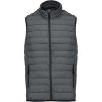 Kariban Men's Quilted Lightweight Down Bodywarmer in Grey | Size: Medium