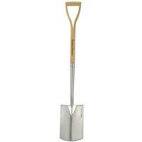 Kent & Stowe Stainless Steel Digging Spade in Beige