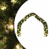 Berkfield Home Christmas Garland with LED Lights 10 m