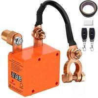 VOGREX Wireless Remote Car Battery Disconnect & Kill Switch Isolator in Orange
