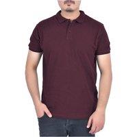 Smart Living Men's Classic Short Sleeve Polo Shirt in Burgundy | Size: XL