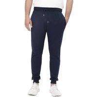 Smart Living Men's Slim Leg Jogging Bottoms with Cuffed Hem & Pockets in Navy | Size: Small