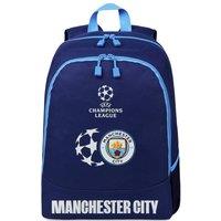 Manchester City FC Men's Backpack Rucksack Work School Bag Sports Travel Football in Navy