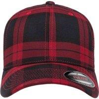 Flexfit by Yupoong Men's Tartan Plaid Cap in Black | Size: S/M