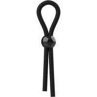 Loving Joy Men's Silicone Adjustable Stamina Love Ring in Black