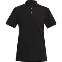 Brook Taverner Men's Hampton Cotton Polo Shirt in Black | Size: XL