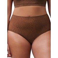 Chantelle Women's SoftStretch High Waisted Brief in Brown